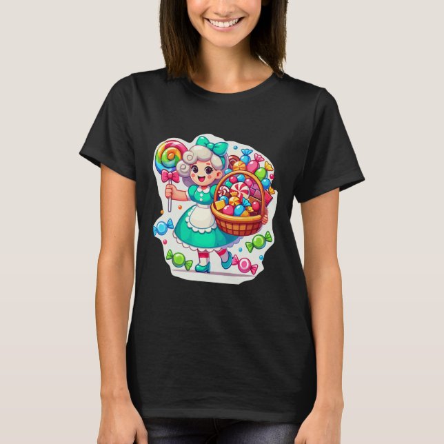 Giant Candy Land Game Crew Candy Land Costumes Adu T-Shirt (Front)