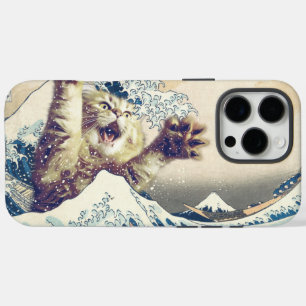 Giant Cat Wave – The Great Wave off Kanagawa       iPhone 16 Pro Max Case