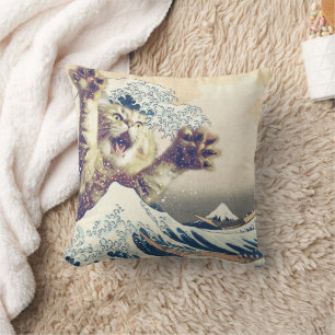 Giant Cat Wave – The Great Wave off Kanagawa       Cushion