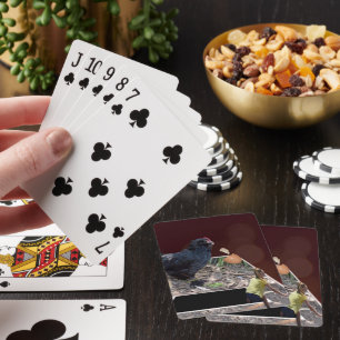 Giant Chicken Eating The Eggs Popout Art, Playing Cards