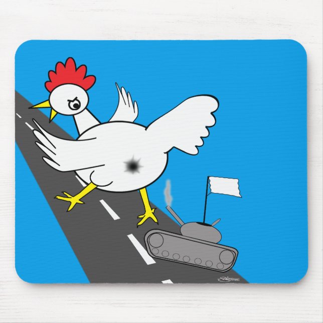 Giant Chicken! Mouse Mat (Front)