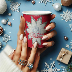 Giant christmas snow flake PAPER CUPS