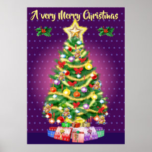 Giant Christmas Tree poster christmas