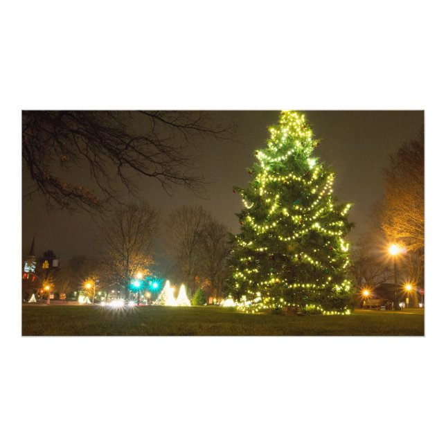 Giant Christmas Tree, Worthington, Ohio Photo Print (Front)