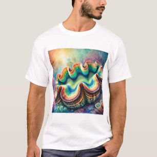 giant clam serenity 200824AREF112 - Watercolor T-Shirt