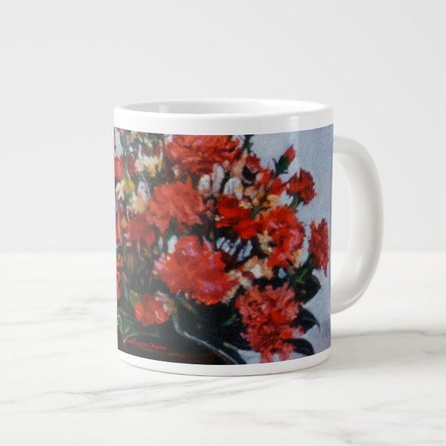 Giant Coffee Cup Flower Waters (Front Right)