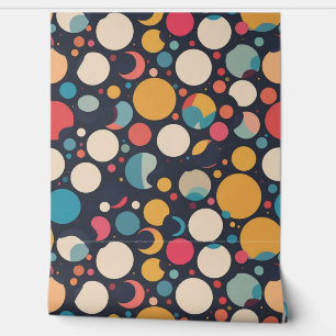 Giant colourful dots wallpaper