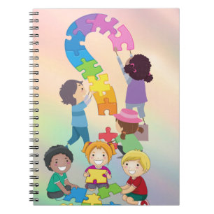 giant colourful notebook