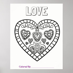 Giant Colouring Page Poster