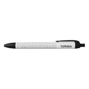 Giant computer keyboard QWERTY letters novelty Black Ink Pen