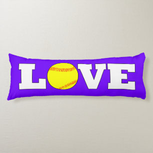 Giant Custom Colour Fastpitch Softball LOVE Sports Body Cushion