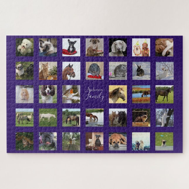 Giant Custom PET Photo Collage PUZZLE 1014 Pieces (Horizontal)