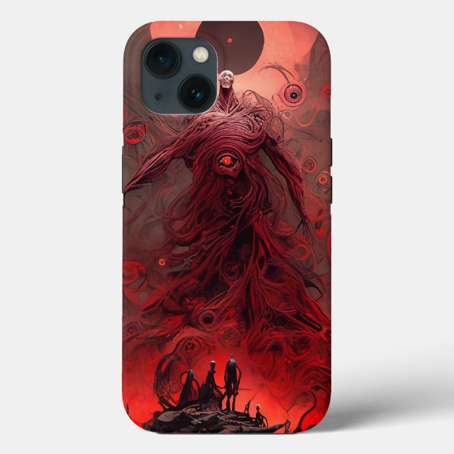 Giant Demon Creature Dark Fantasy Horror Case-Mate iPhone Case (Back)