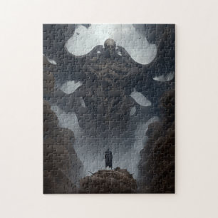 Giant Demon Creature Dark Fantasy Horror Jigsaw Puzzle