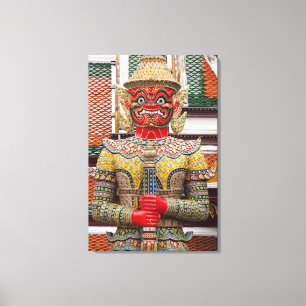 Giant Demon Suryapop Guards Canvas Print