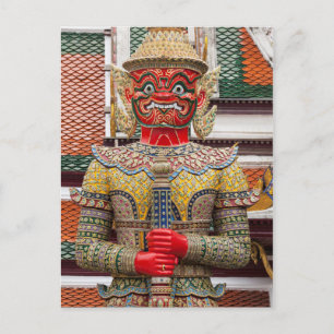 Giant Demon Suryapop Guards Postcard