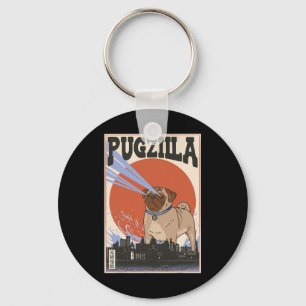 Giant Dog Doggy City Animal Lover Bulldog Dog  Key Ring