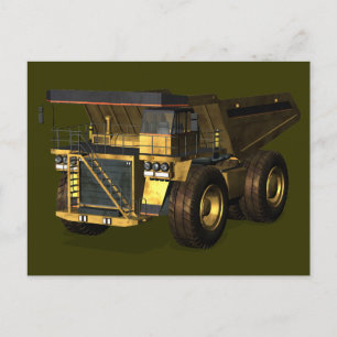 Giant Dump Truck Postcard