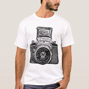 Giant East German Camera - Black T-Shirt
