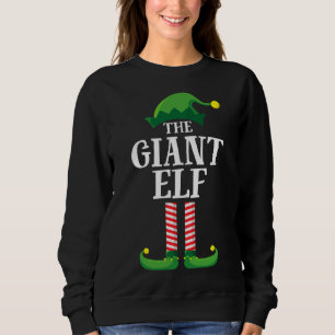 Giant Elf Matching Family Christmas Party Sweatshirt