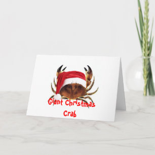Giant Enemy Crab Christmas Card