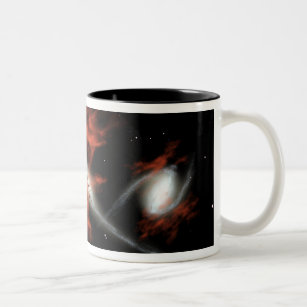 Giant galactic blobs Two-Tone coffee mug