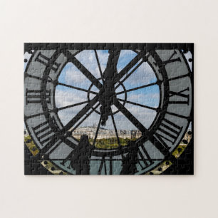 Giant glass clock at the Musée d'Orsay - Paris Jigsaw Puzzle