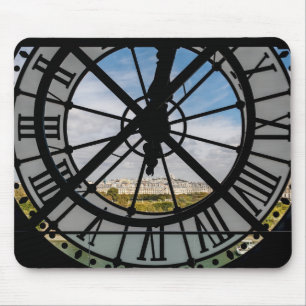 Giant glass clock at the Musée d'Orsay - Paris Mouse Mat