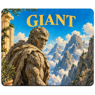 Giant, Gothic Fantasy Monster Mouse Mat