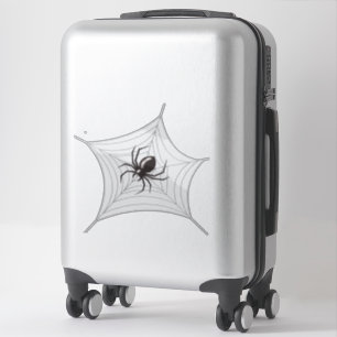 Giant Halloween Spider in its Web