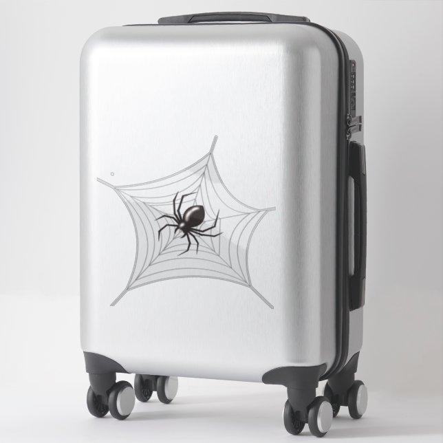 Giant Halloween Spider in its Web (Suitcase)