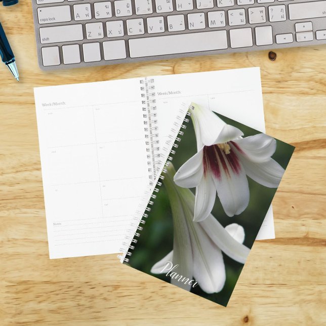 Giant Himalayan Lilies Floral Planner (In Situ)