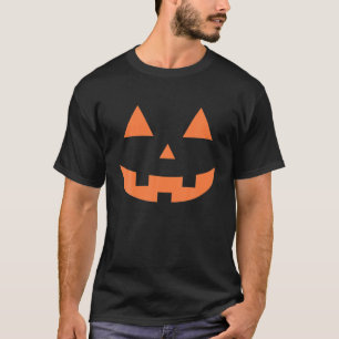 Giant Jack O' Lantern Face Funny Halloween Pumpkin T-Shirt