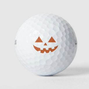 Giant Jack O' Lantern Face Halloween Pumpkin  Golf Balls