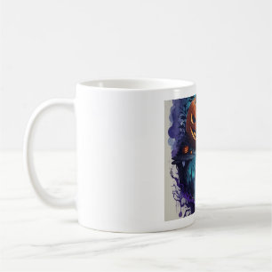 Giant Jack O Lantern Halloween Mug, Fantasy Pumpki Coffee Mug