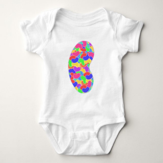 Giant Jelly Bean Baby Bodysuit (Front)