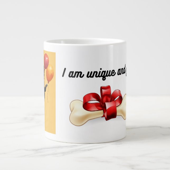 Giant jumbo large coffee mug (Front)