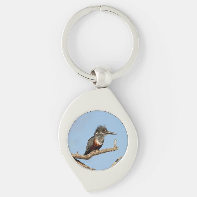 Giant Kingfisher Key Ring (Front)