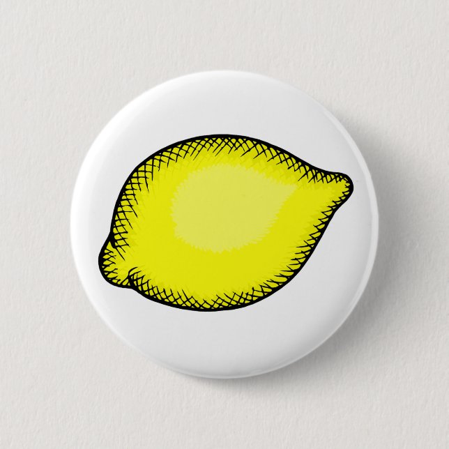 Giant Lemon 6 Cm Round Badge (Front)