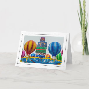 Giant lollipops view greeting card