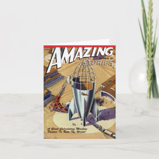 Giant Machine Cinematic Greeting or Note Card
