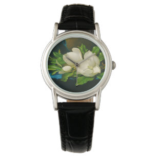 Giant Magnolias on a Blue Velvet Cloth (Heade) Watch