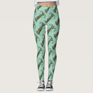 Giant Mantis Shrimp Marine Masterpiece Seafood Leggings