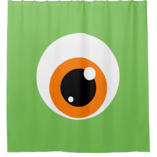 Giant Monster Eye Shower Curtain