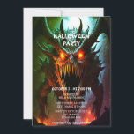 Giant Monster Halloween Party Invitation<br><div class="desc">Beautiful Giant Monster Halloween Party Invitation</div>