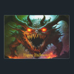 Giant Monster Halloween Placemat<br><div class="desc">Beautiful Giant Monster Halloween Paper Placemat</div>