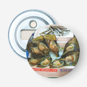 Giant Mussels Tsukiji Fish Market, Tokyo, Japan Bottle Opener