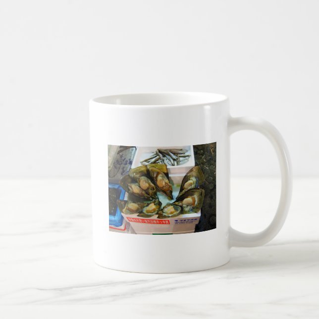 Giant Mussels Tsukiji Fish Market, Tokyo, Japan Coffee Mug (Right)