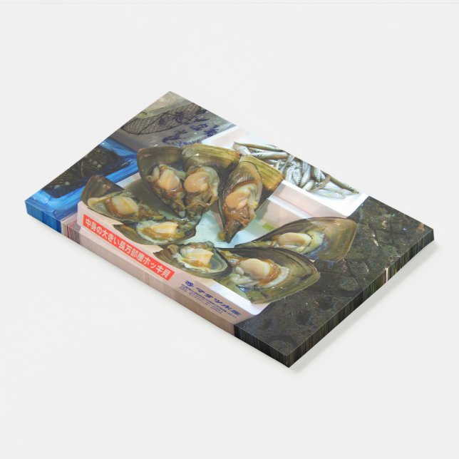 Giant Mussels Tsukiji Fish Market, Tokyo, Japan Post-it Notes (Angled)