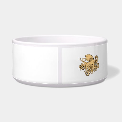 Image of Giant Octopus Fighting Hydra Drawing